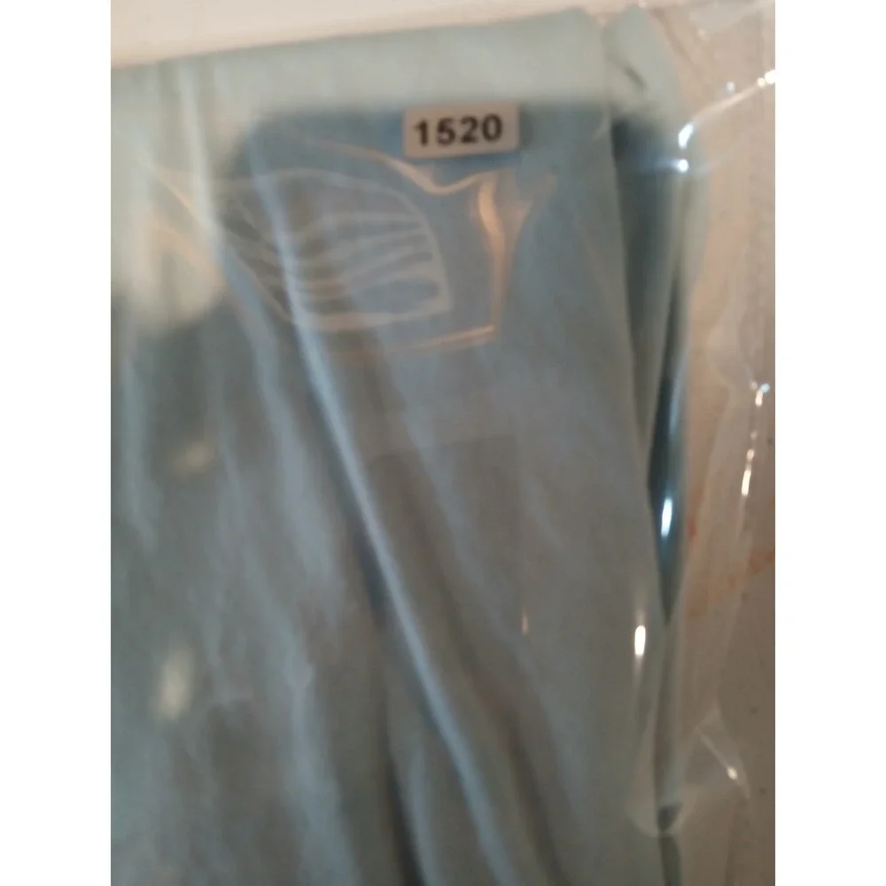 Polo Ralph Lauren Mens V-Neck T-Shirt Light Blue Orange Pony Logo Size M